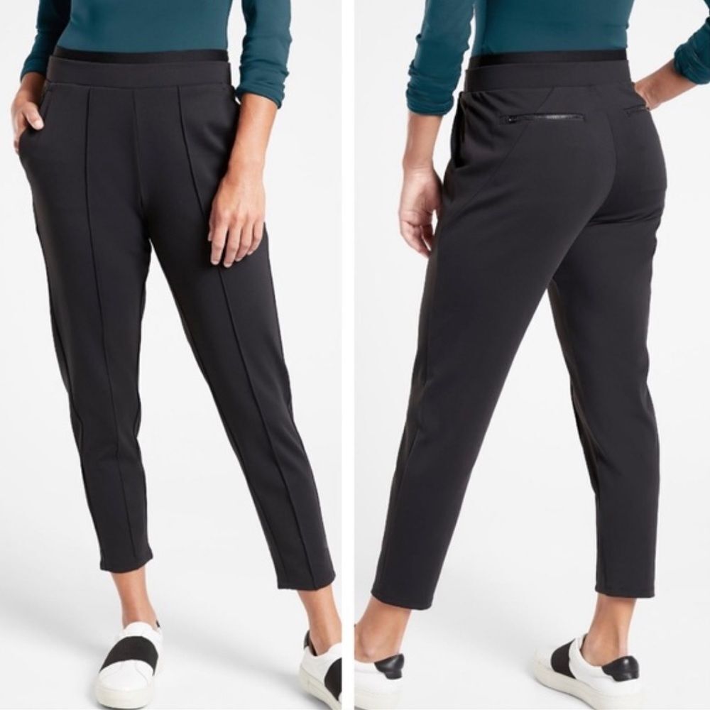 Athleta Black Cropped Ankle Pants